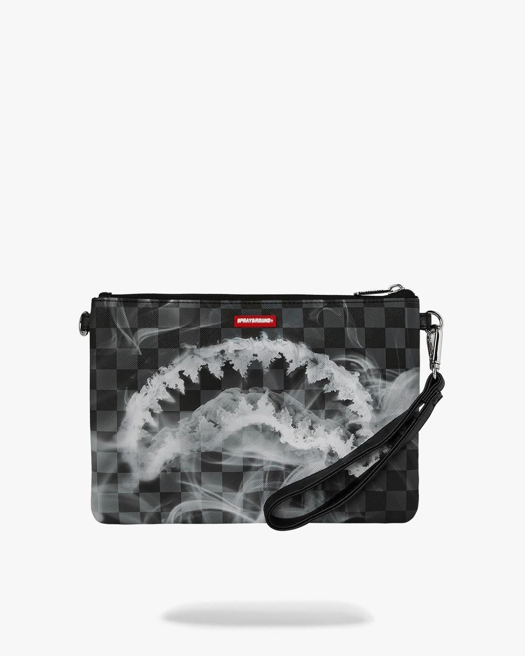 Pochette Sprayground nero "SIP N’ SMOKE CROSSOVER CLUTCH"