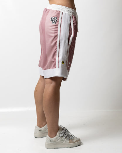 Short Barrow soccer con borchie e strass donna