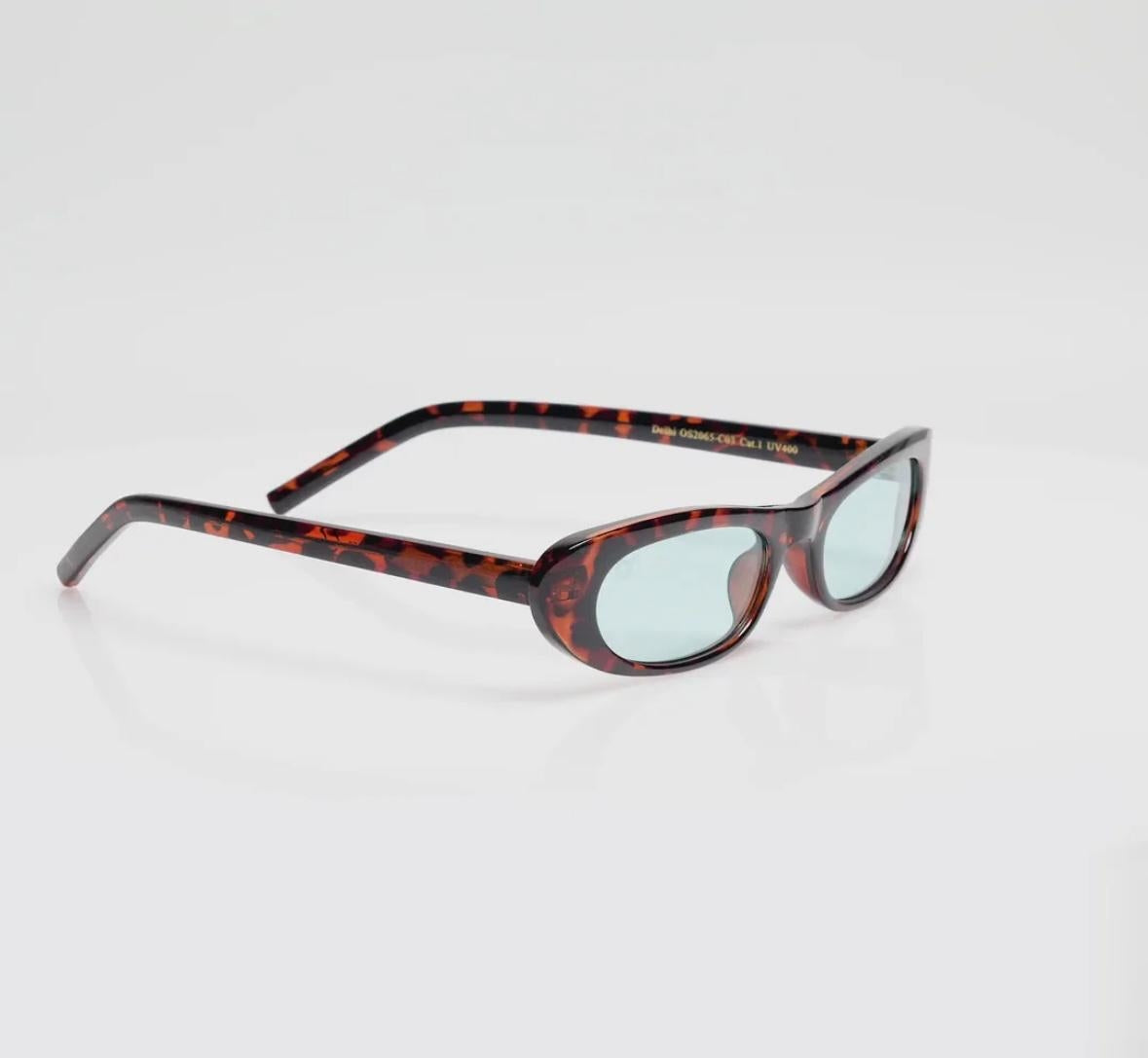 Occhiali OS Sunglasses Delhi tartarugato blu