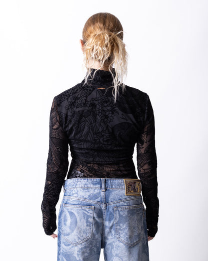 Maglia Just Cavalli con ricami jacquard donna