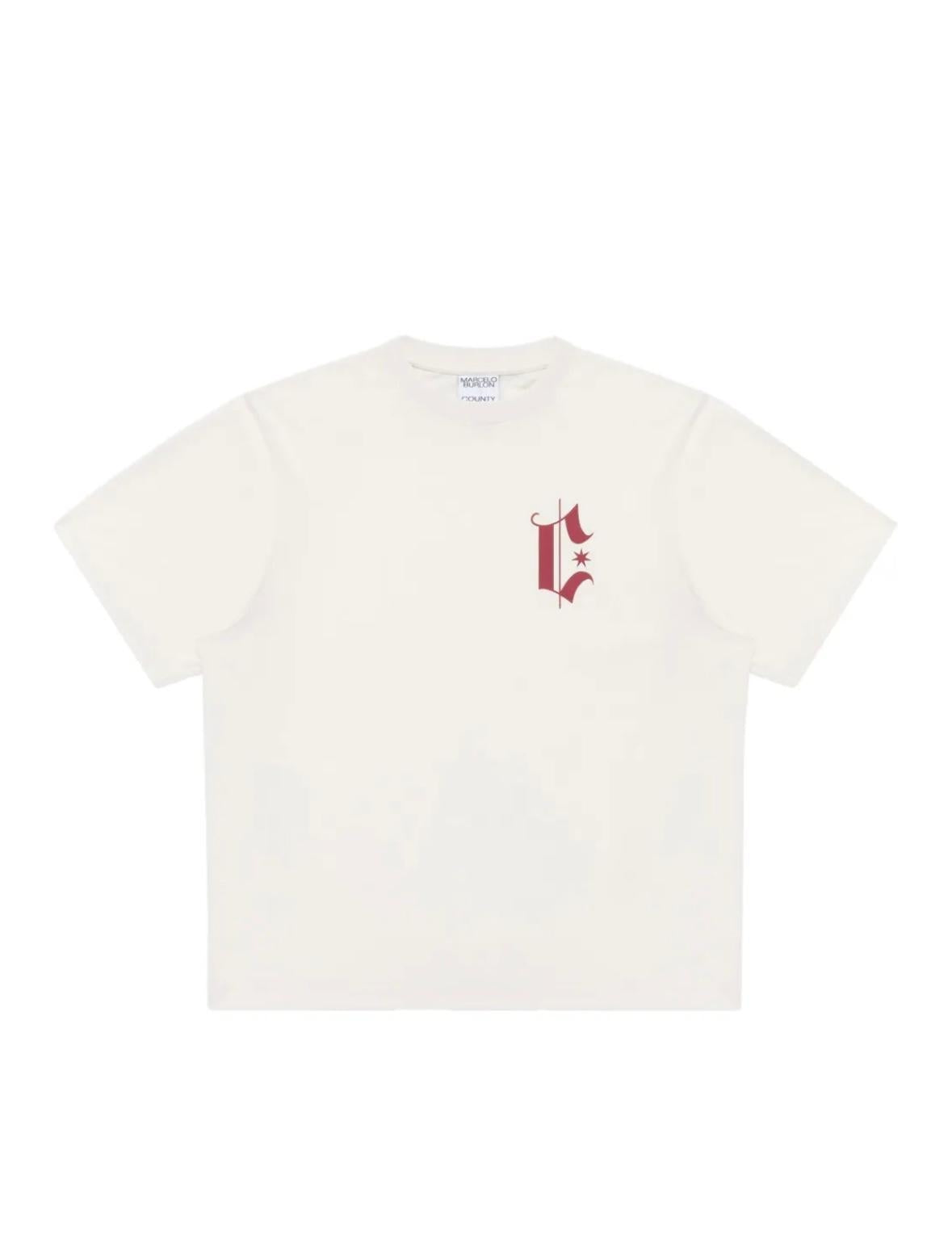 T-Shirt Marcelo Burlon "County Headletter" uomo
