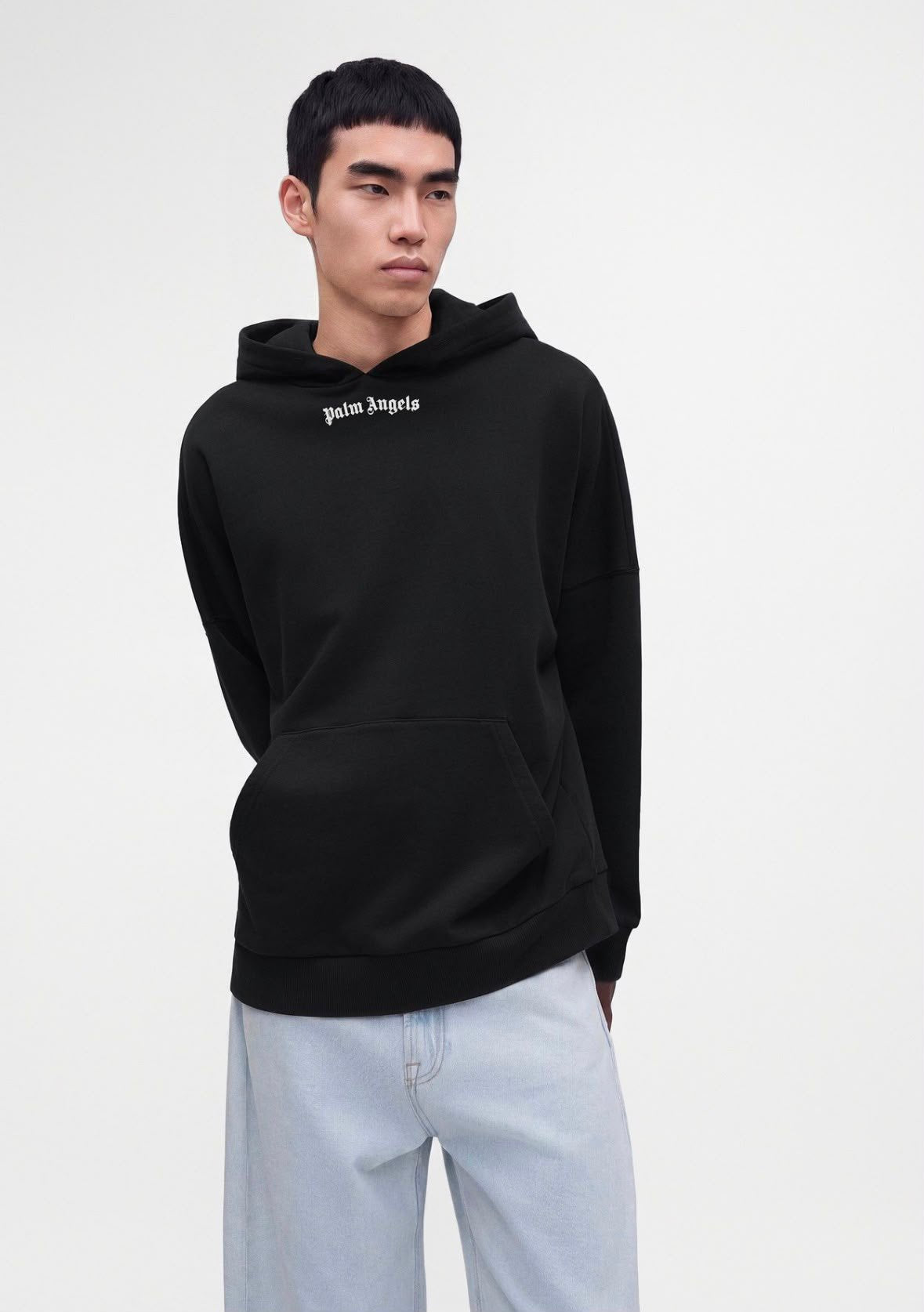 Felpa Palm Angels maxi logo stampato 