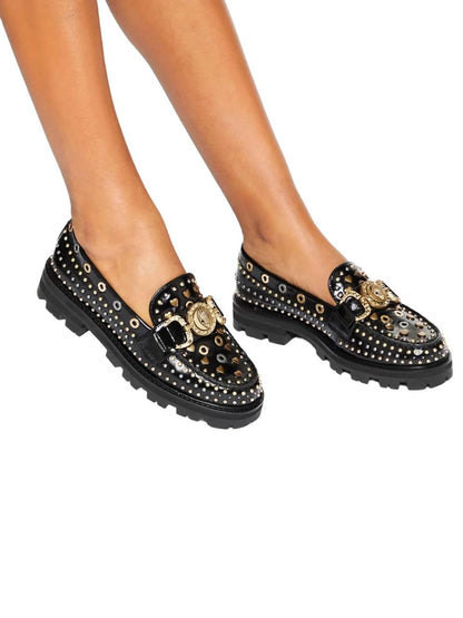 Mocassini Kurt Geiger "Mansion Stud Loafer" donna