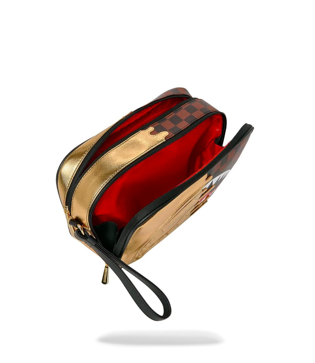 Pochette e beauty Sprayground SHARKS IN PARIS GOLD DRIP TOILETRY BRICK