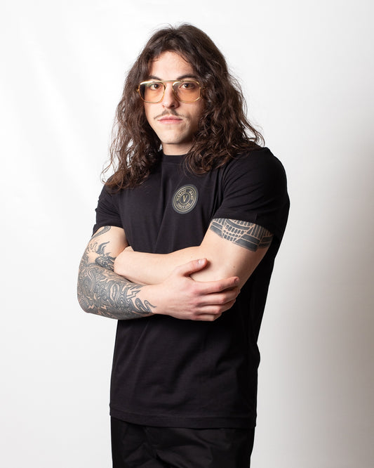 T-Shirt Versace Jeans Couture girocollo "Emblem Patch" uomo