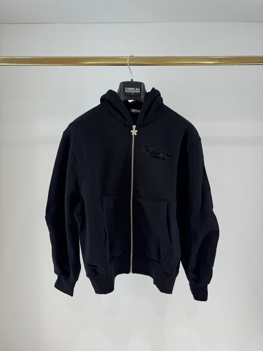 Felpa Comme des Fuckdown fullzip con cappuccio e logo in rilievo donna