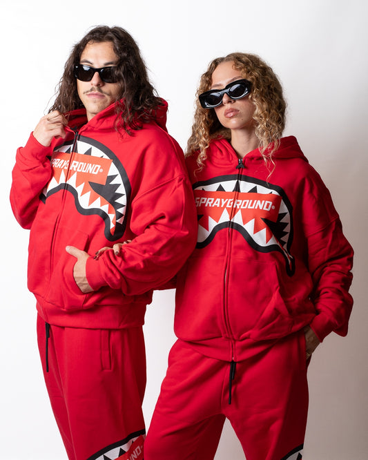 Felpa Sprayground fullzip con cappuccio "Smash Logo"