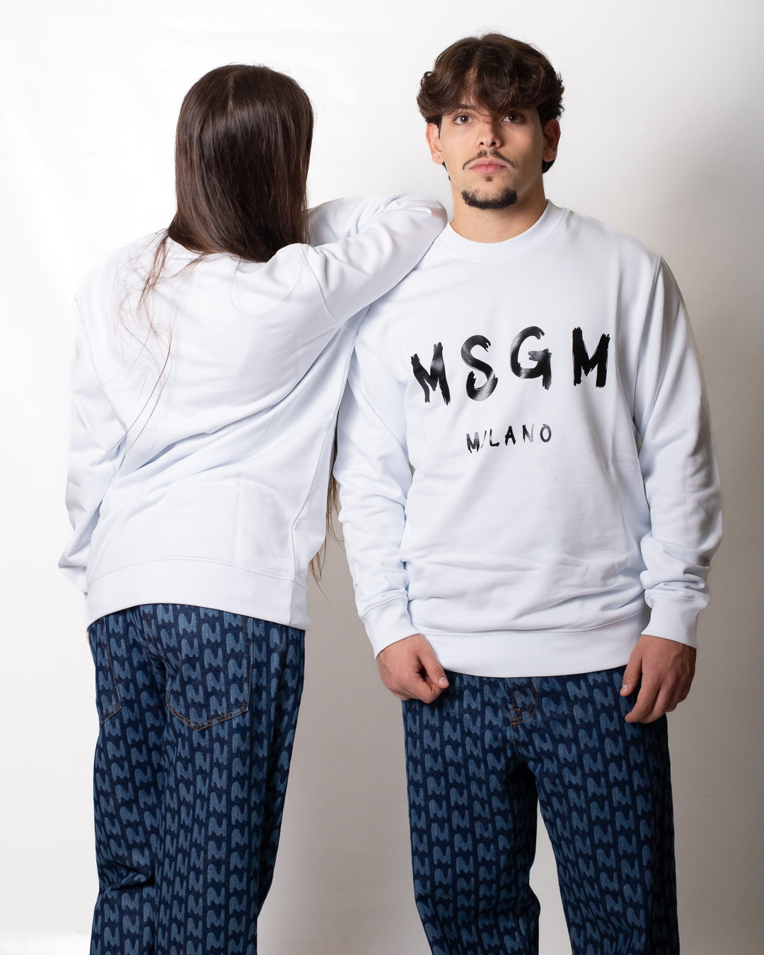 Felpa MSGM girocollo "Classic Logo"