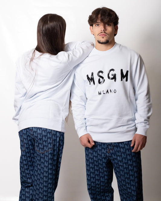 Felpa MSGM girocollo "Classic Logo"