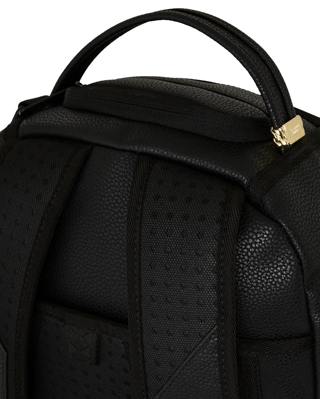 Zaino Sprayground nero Shark central next stop zip dlxsv backpack