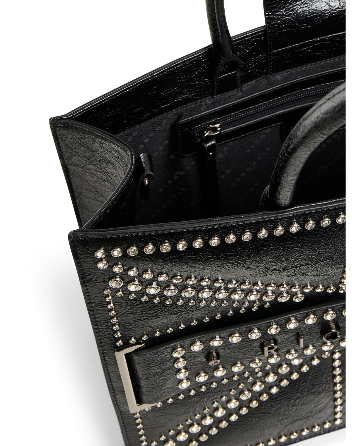 Borsa John Richmond con gioielli e placca logata donna