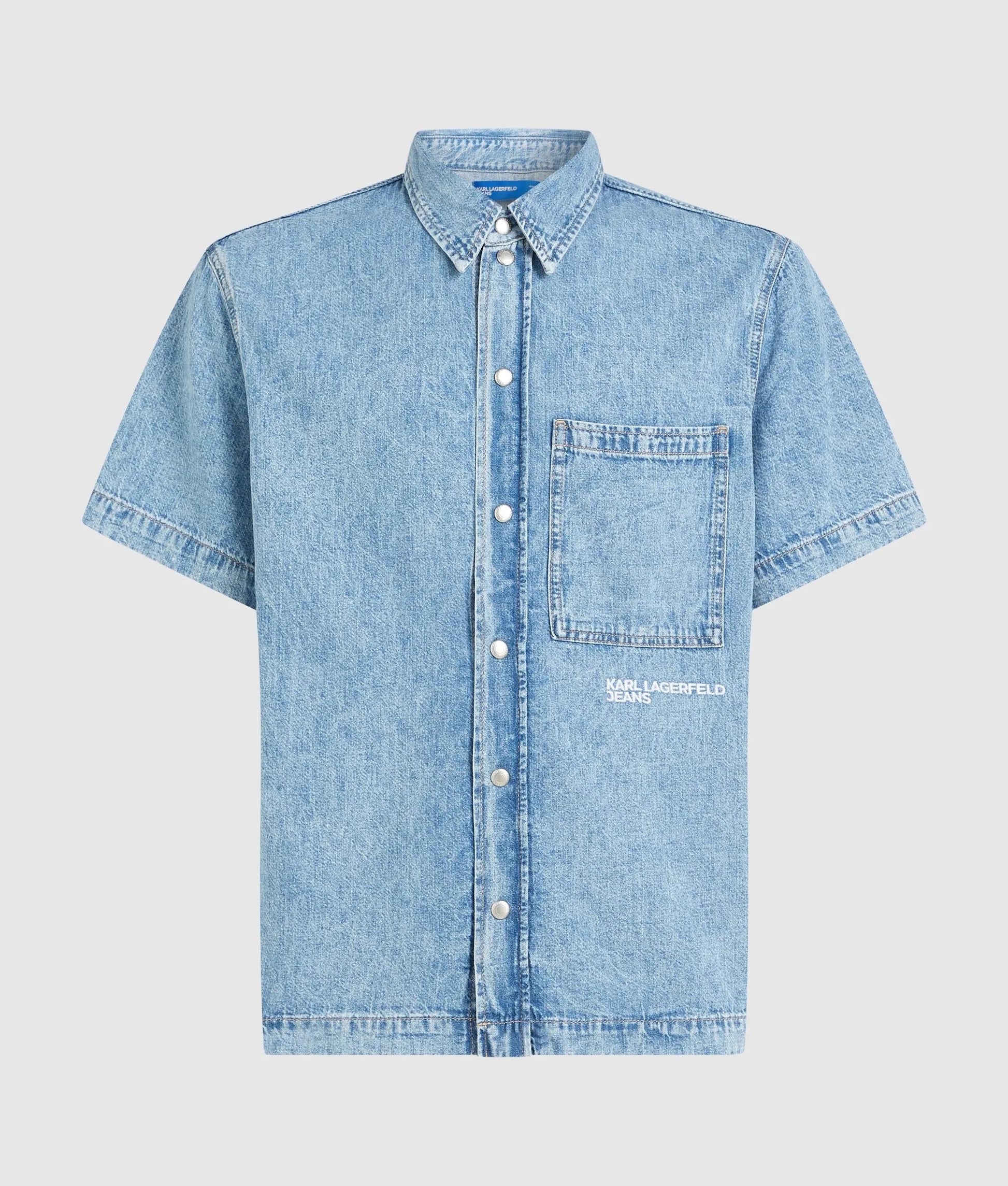 Camicia Karl Lagerfeld Jeans regular in jeans uomo