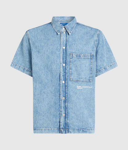 Camicia Karl Lagerfeld Jeans regular in jeans uomo