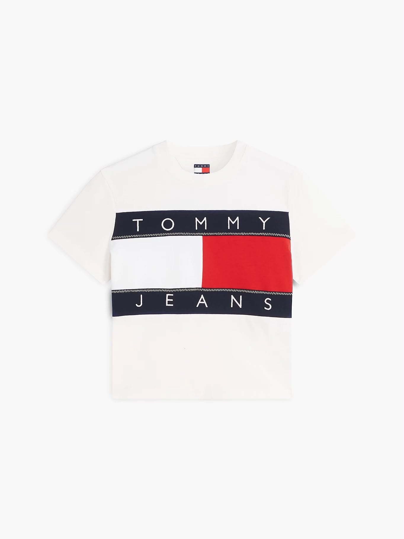 T-Shirt Tommy Jeans "Regular Flag" donna