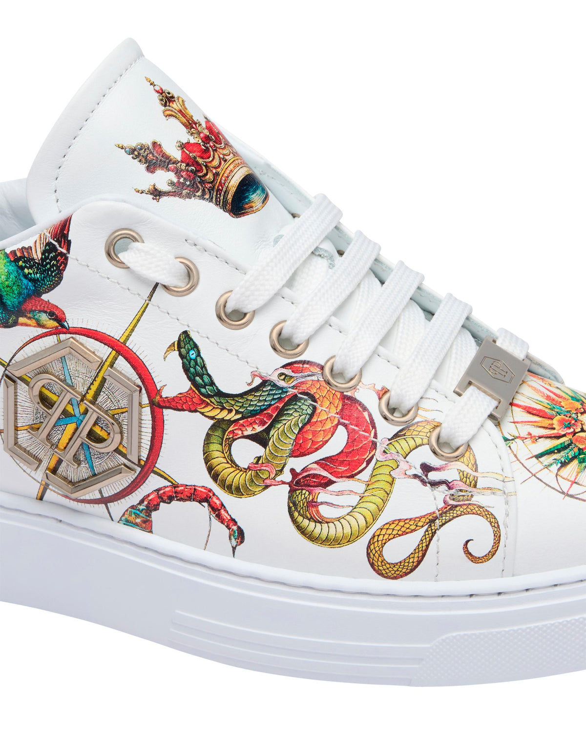Sneakers Philipp Plein printed low-top stampata allover uomo