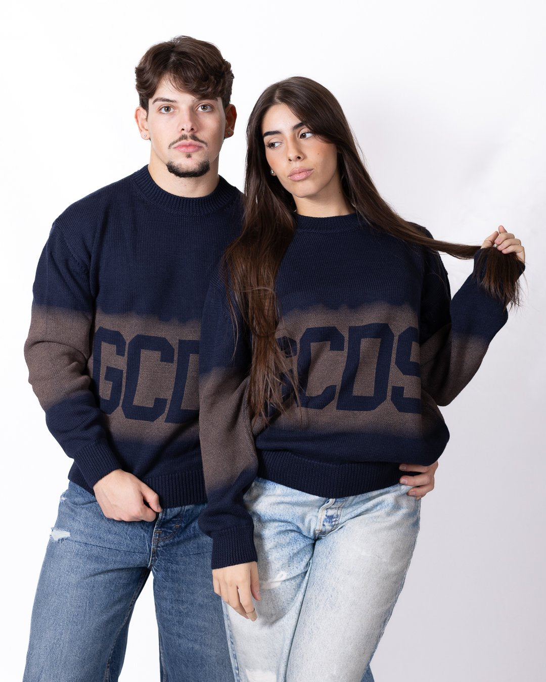 Maglia GCDS in lana con stampa e logo