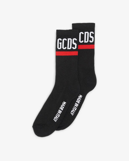 Calze GCDS in spugna con logo a contrasto