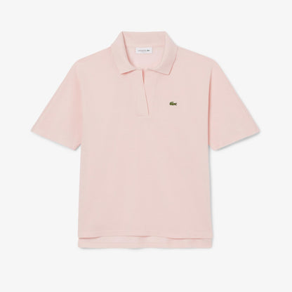 Polo Lacoste in fluido pique donna