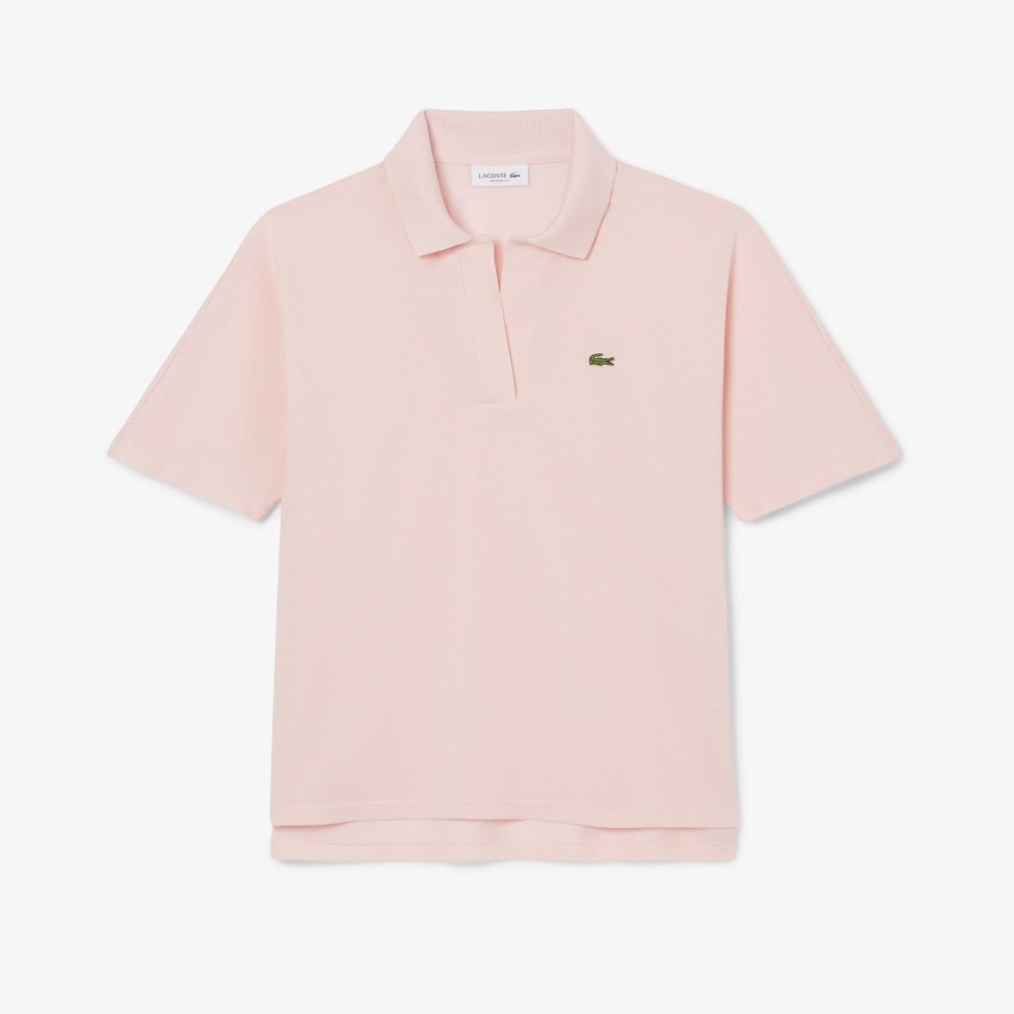 Polo Lacoste in fluido pique donna