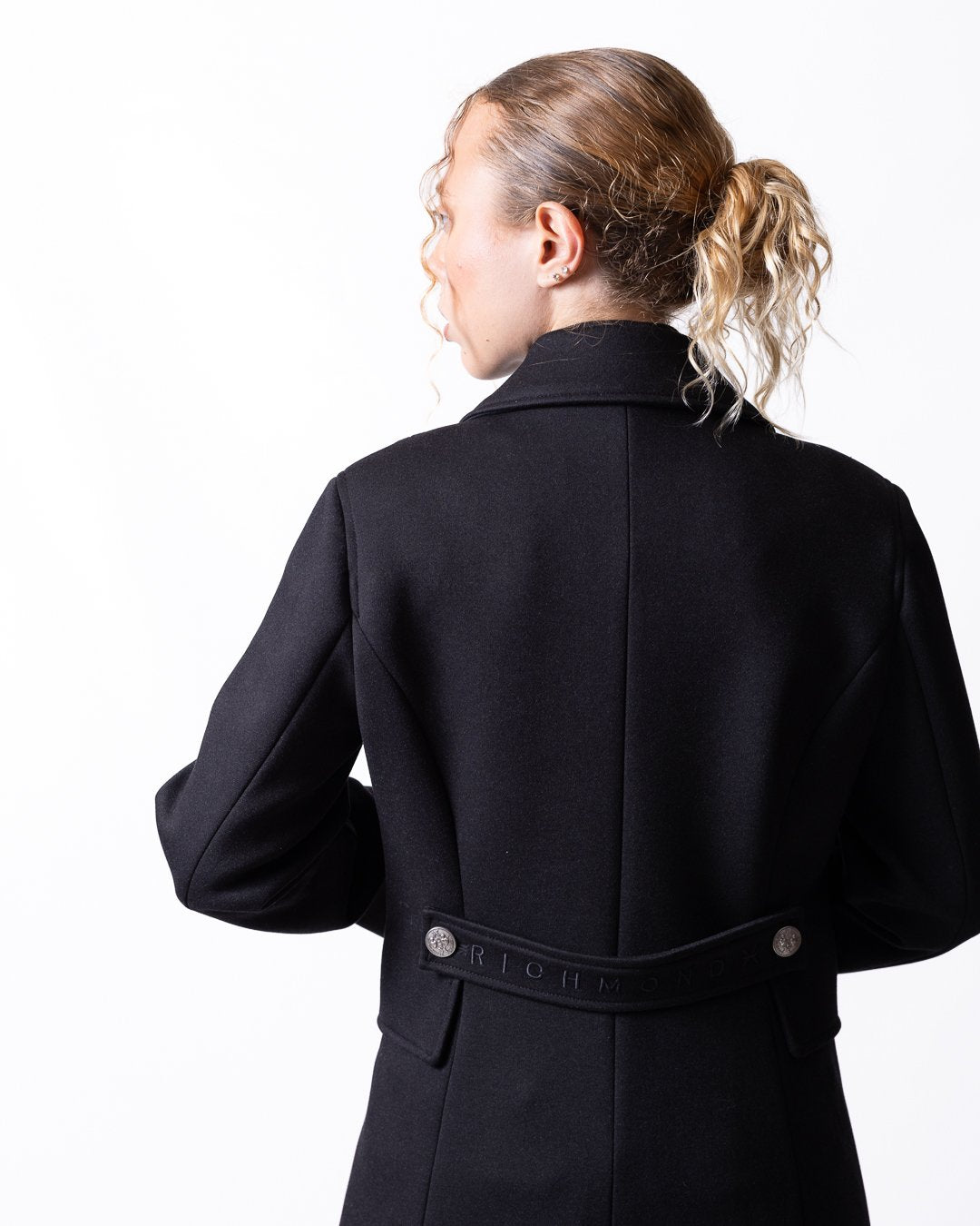 Cappotto Richmond X doppiopetto con bottoni metallici donna