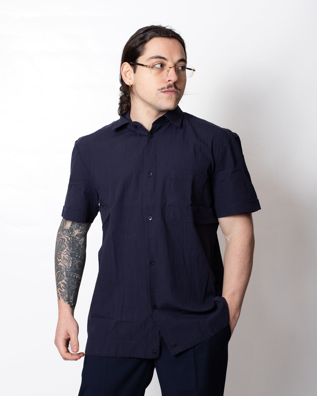 Camicia Liu Jo effetto lino uomo
