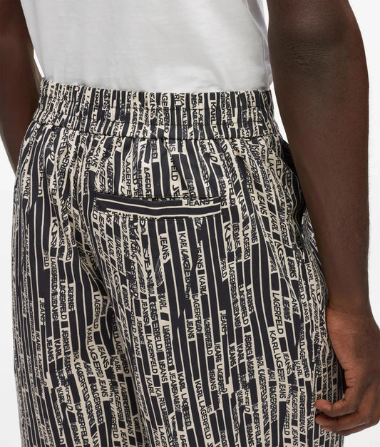Short Karl Lagerfeld Jeans con stampa all-over uomo