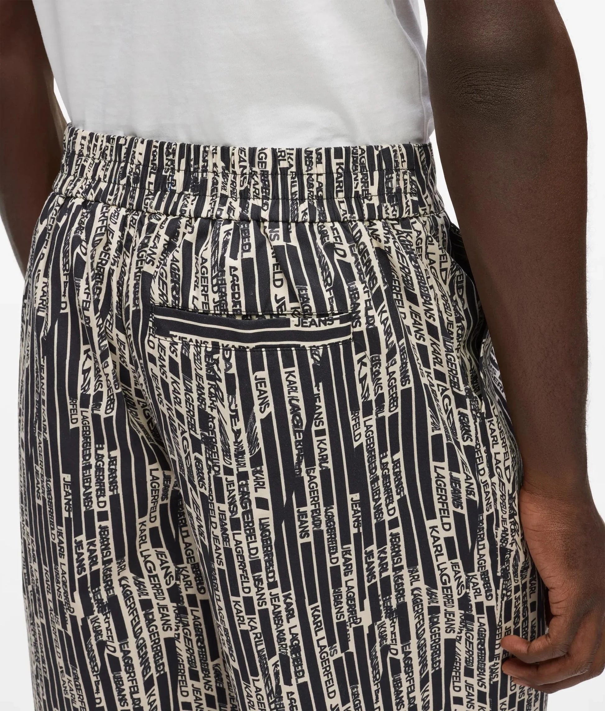 Short Karl Lagerfeld Jeans con stampa all-over uomo