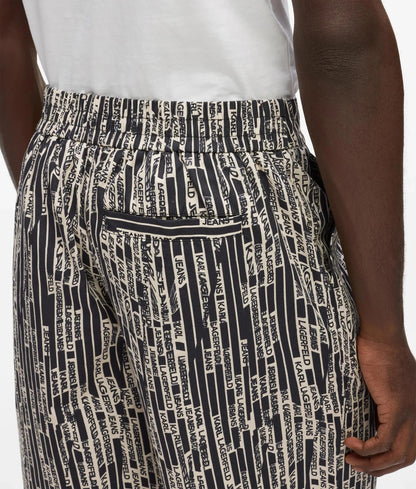 Short Karl Lagerfeld Jeans con stampa all-over uomo
