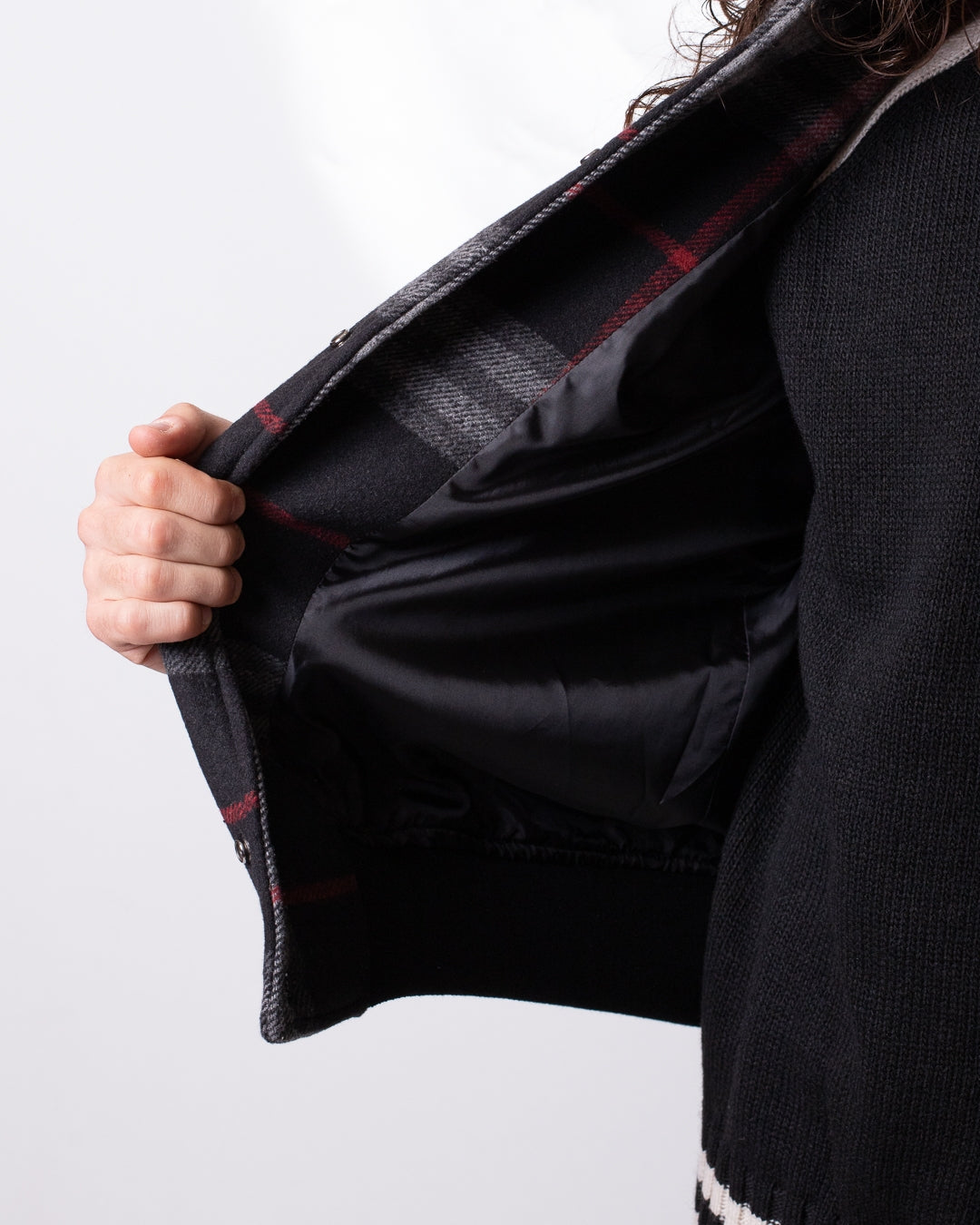 Giubbotto Gaelle bomber in flanella uomo