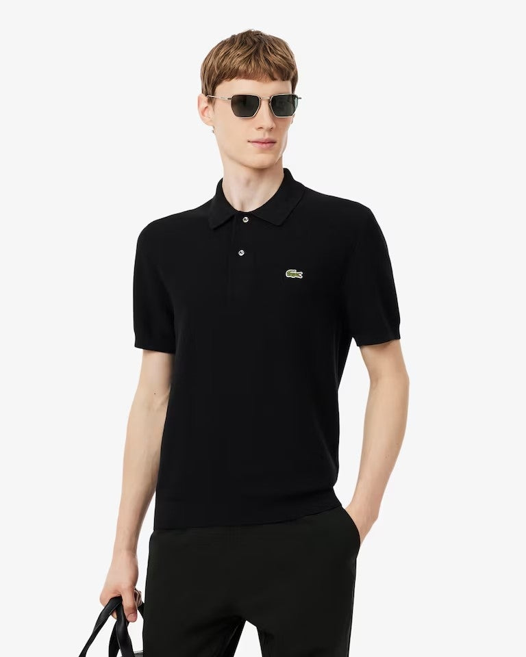 Polo Lacoste in maglia classic fit uomo