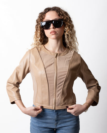 Giacca Nenette in ecopelle donna
