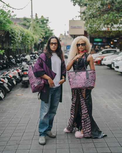 Borsa Sprayground rosa "ORGANZA SHARK TOTE"