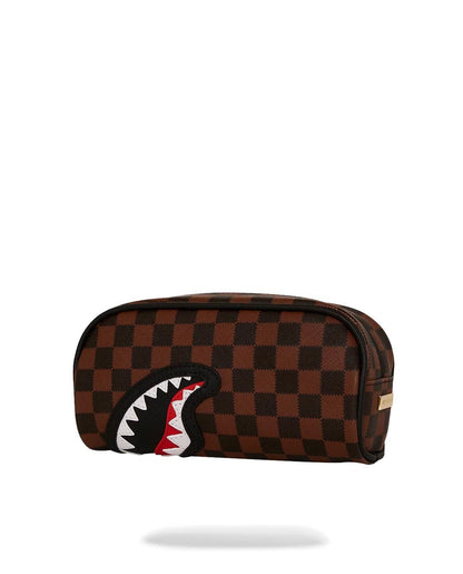 Pochette Sprayground marrone Sawtooth sharks in paris pencil pouch