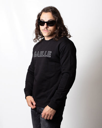 Felpa Gaelle girocollo con logo ricamato uomo
