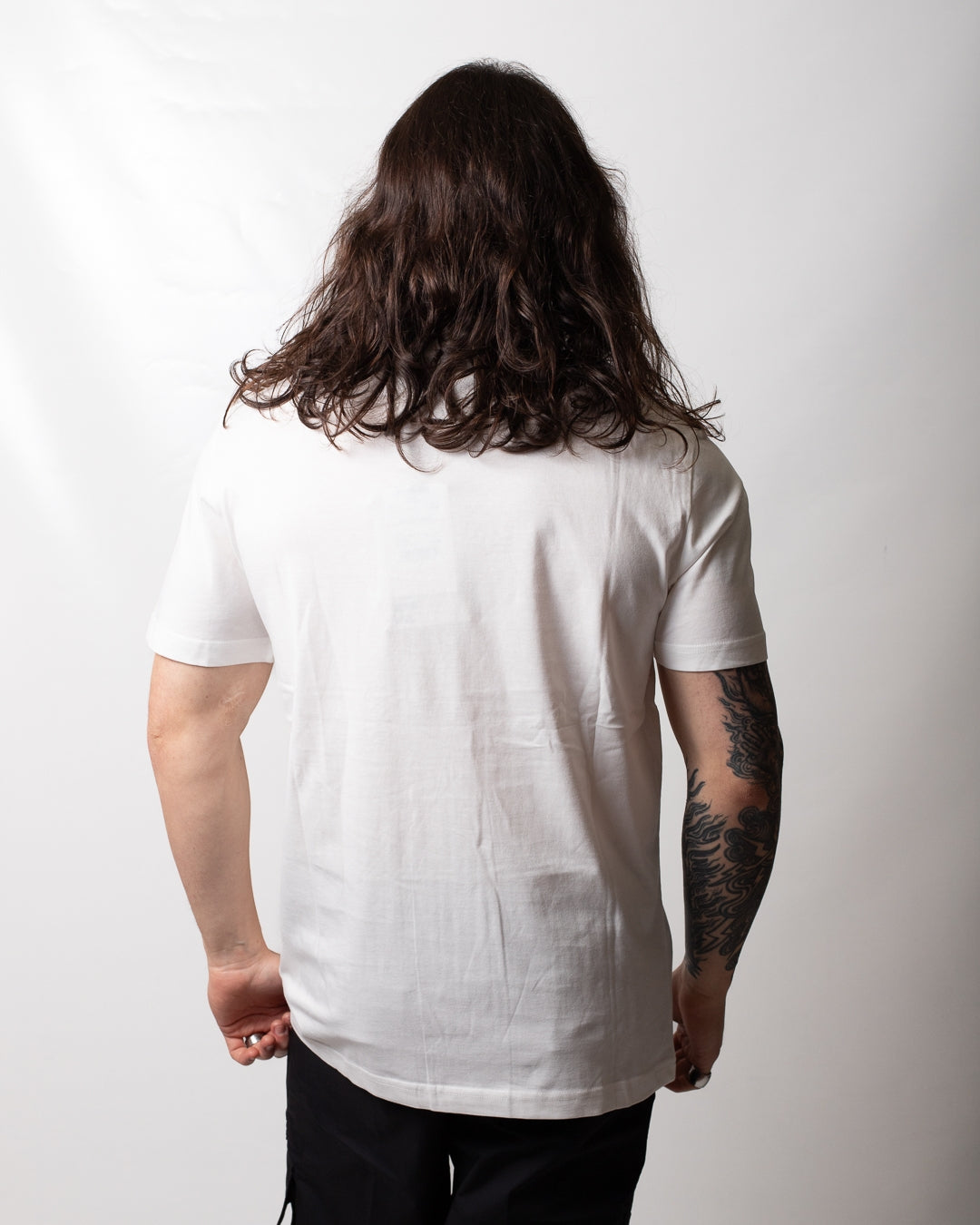 T-Shirt Richmond X con stampa gothic e borchie uomo