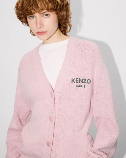 Cardigan Kenzo Paris "Boke Flower" in misto lana