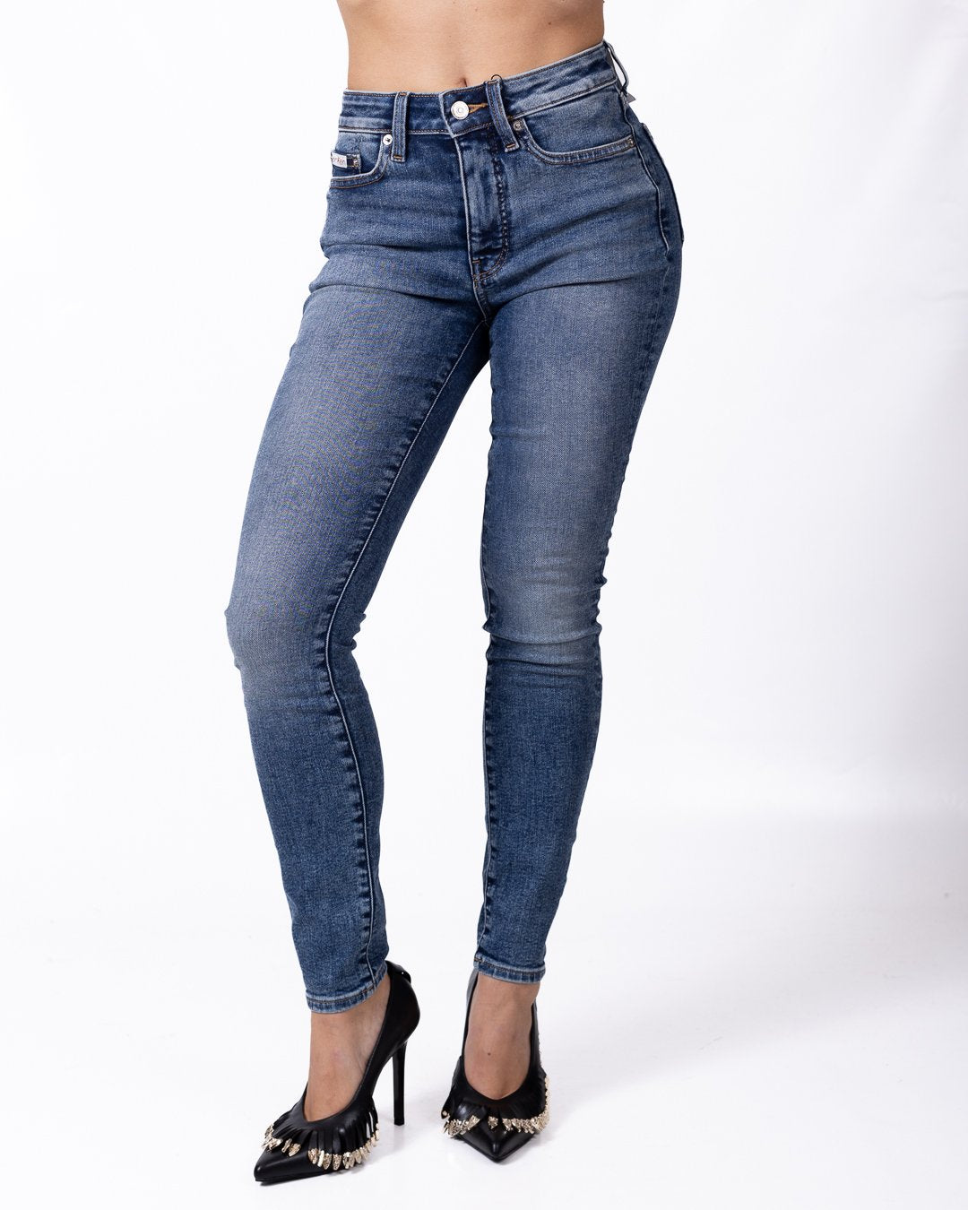 Jeans Calvin Klein Jeans skinny fit patch logo