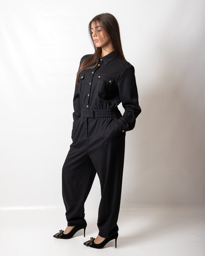 Tuta jumpsuit Nenette in misto lana donna