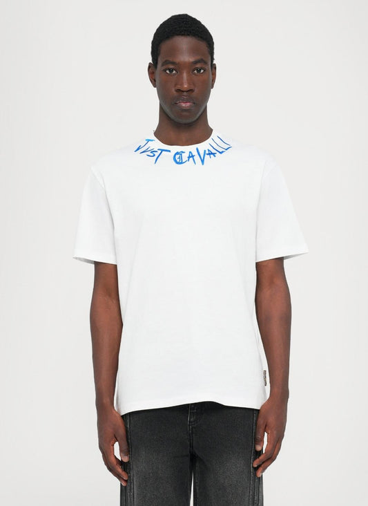 T-Shirt Just Cavalli "Logo Chain" uomo