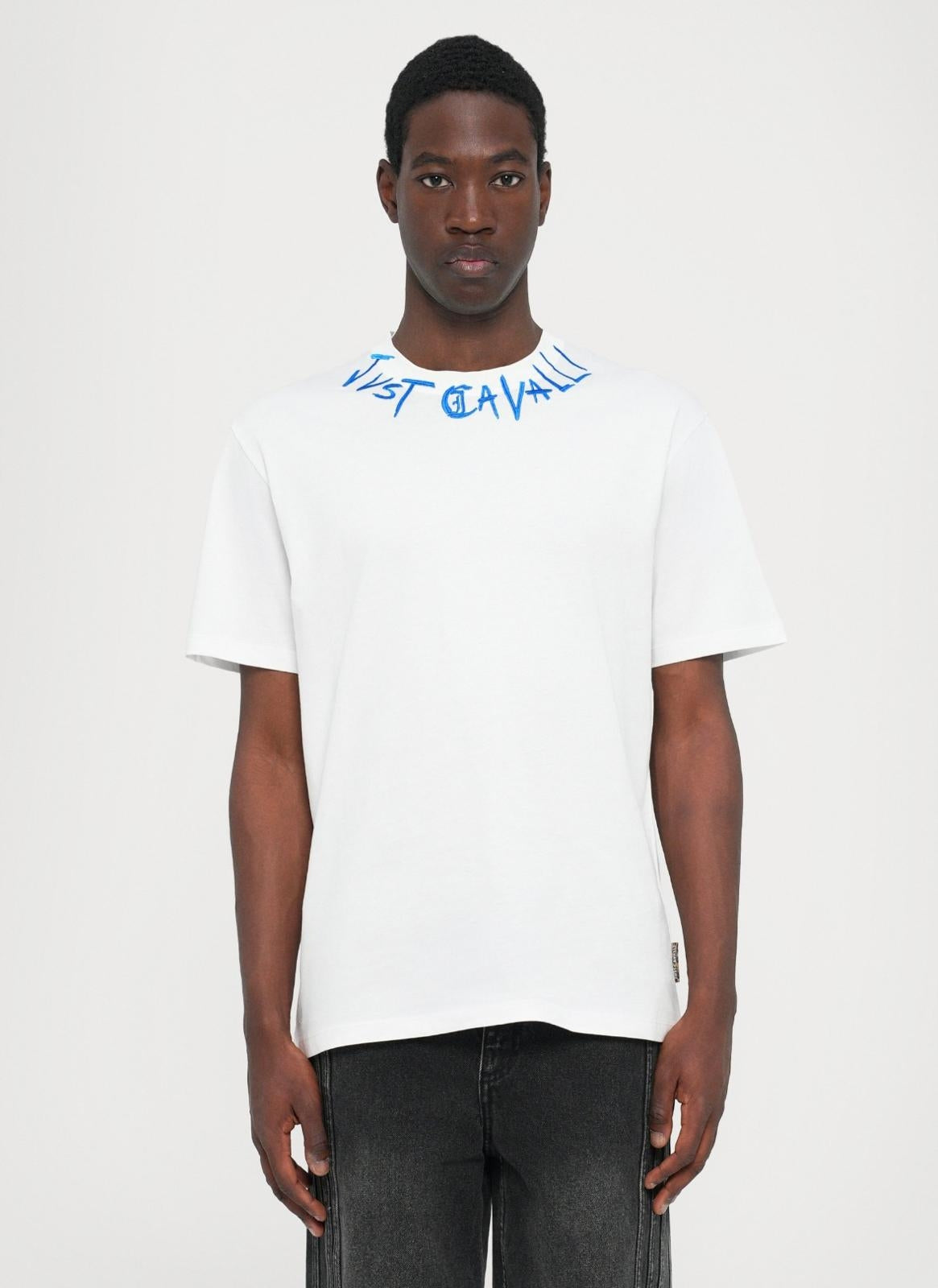 T-Shirt Just Cavalli "Logo Chain" uomo