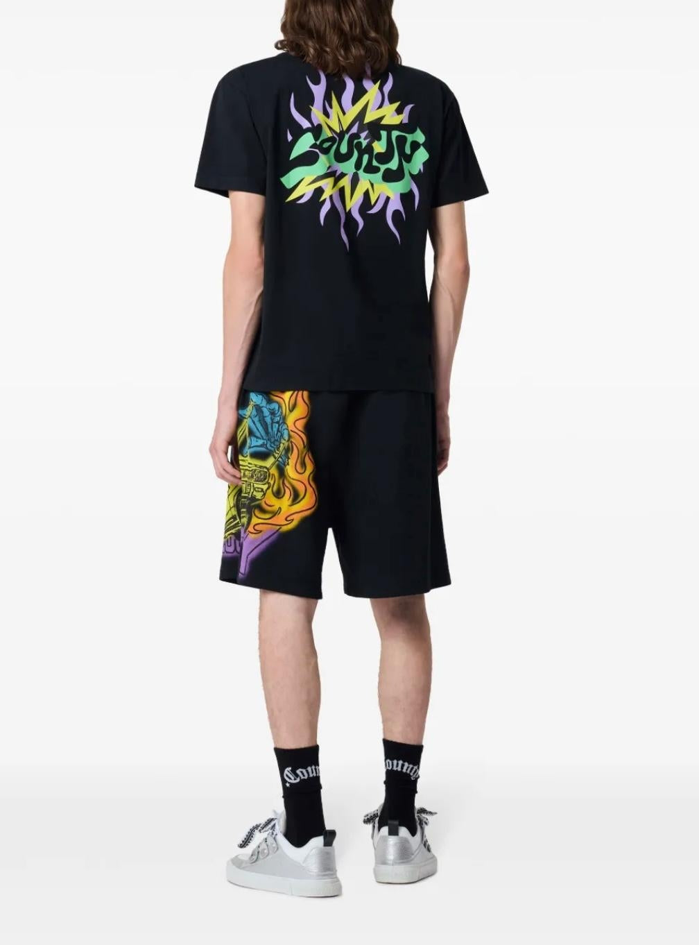 T-Shirt Marcelo Burlon "County Festival Black" uomo