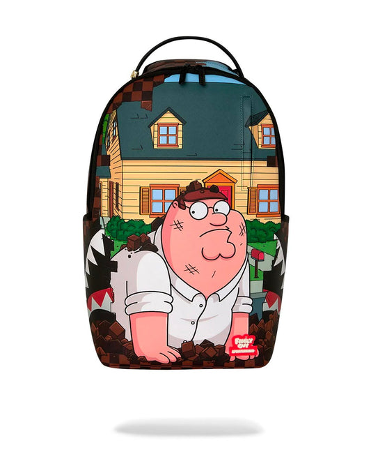 Zaino Sprayground marrone FAMILY GUY PETER FALLING THROUGH WALL BACKPACK
