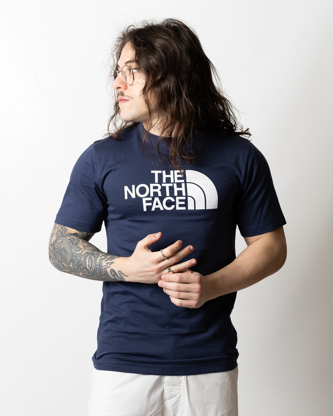 T-Shirt The North Face regular maxi logo uomo