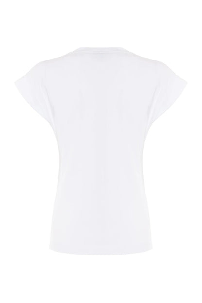 T-Shirt Nenette logo stampato in rilievo