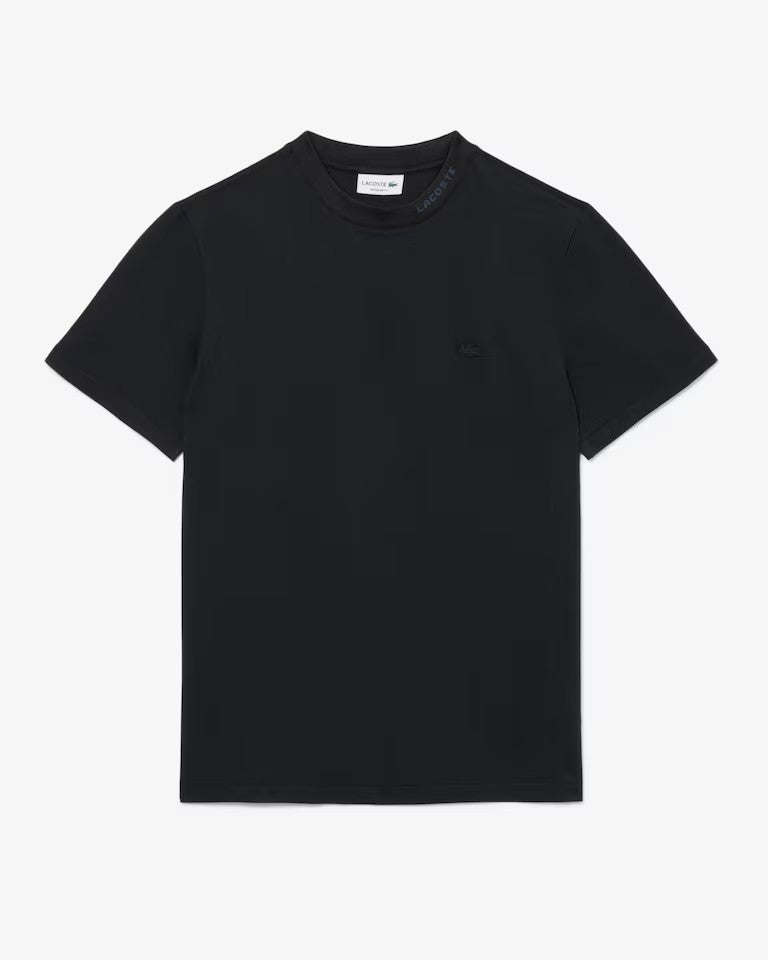 T-Shirt Lacoste con collo logato uomo
