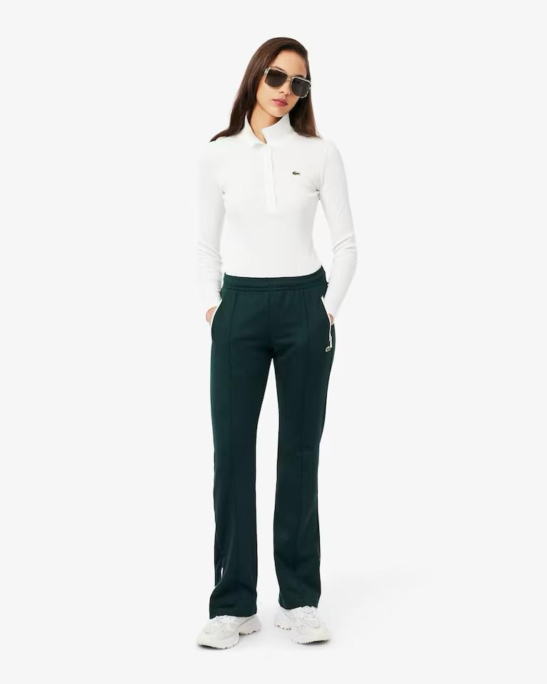 Pantalone Lacoste in nylon con zip donna