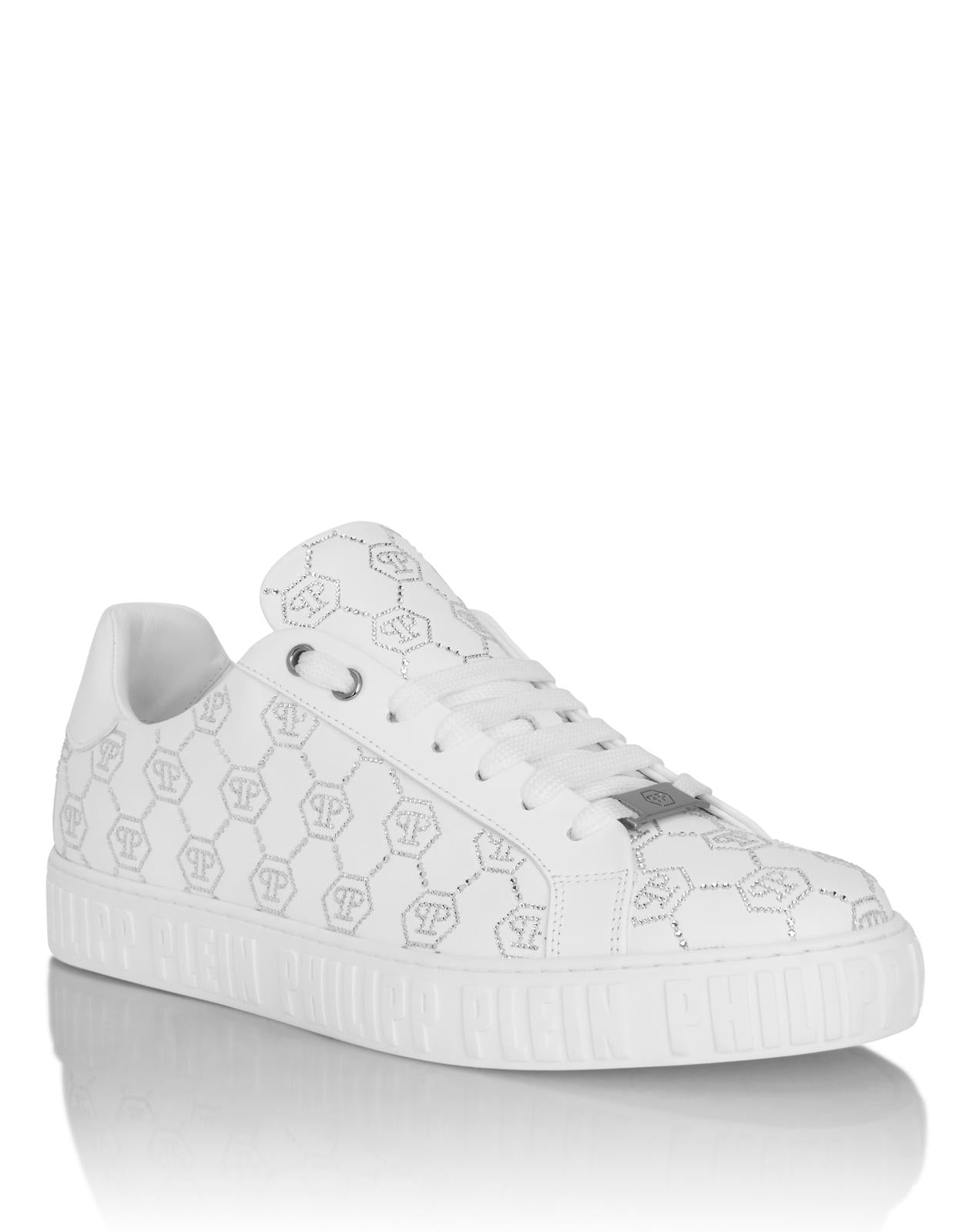 Sneakers Phillipp Plein "Logo Monogram Strass" uomo