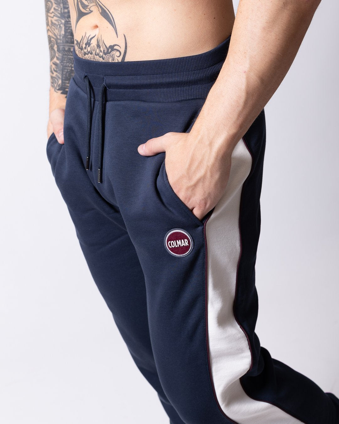 Pantalone Colmar color block in felpa uomo