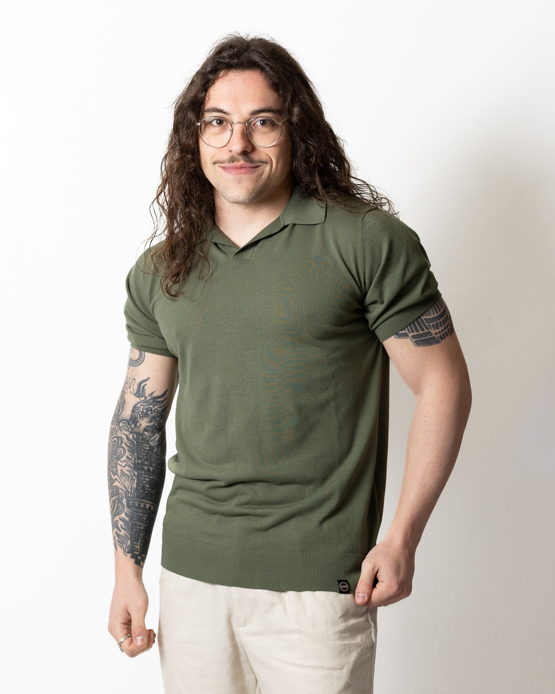 Polo Colmar in maglia rasata uomo