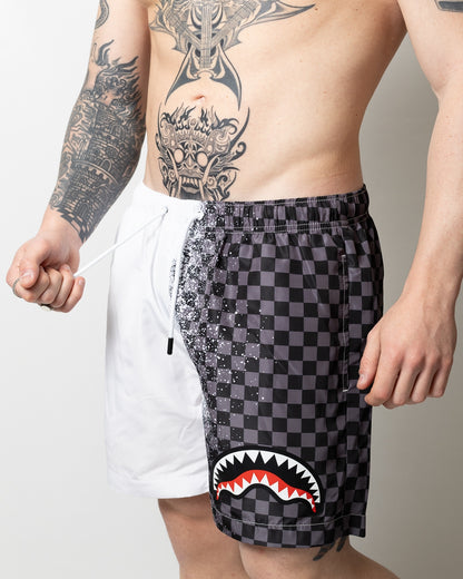 Boxer mare Sprayground con stampa a scacchi uomo